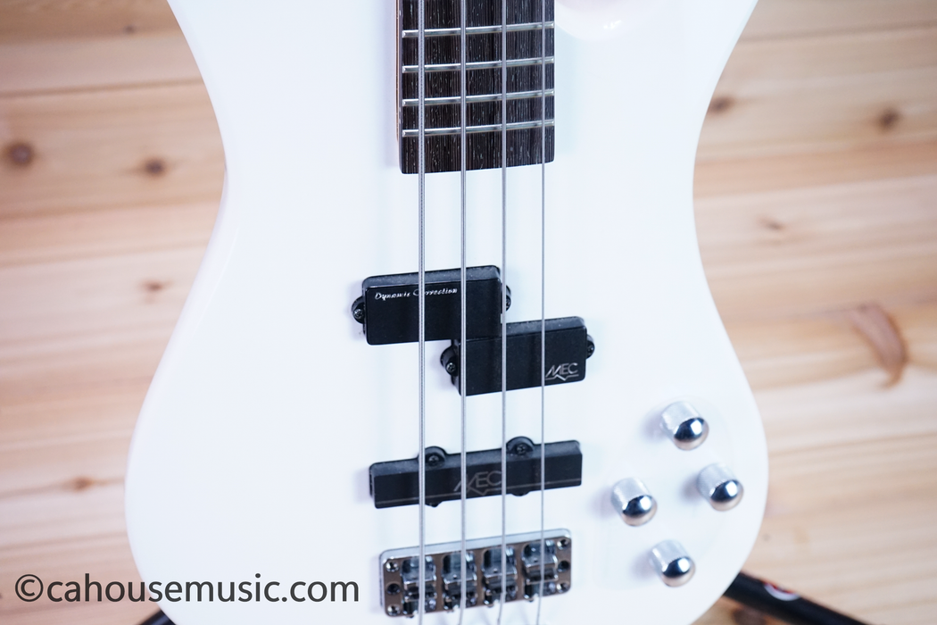 Warwick RockBass Streamer LX Bass Guitar White Used