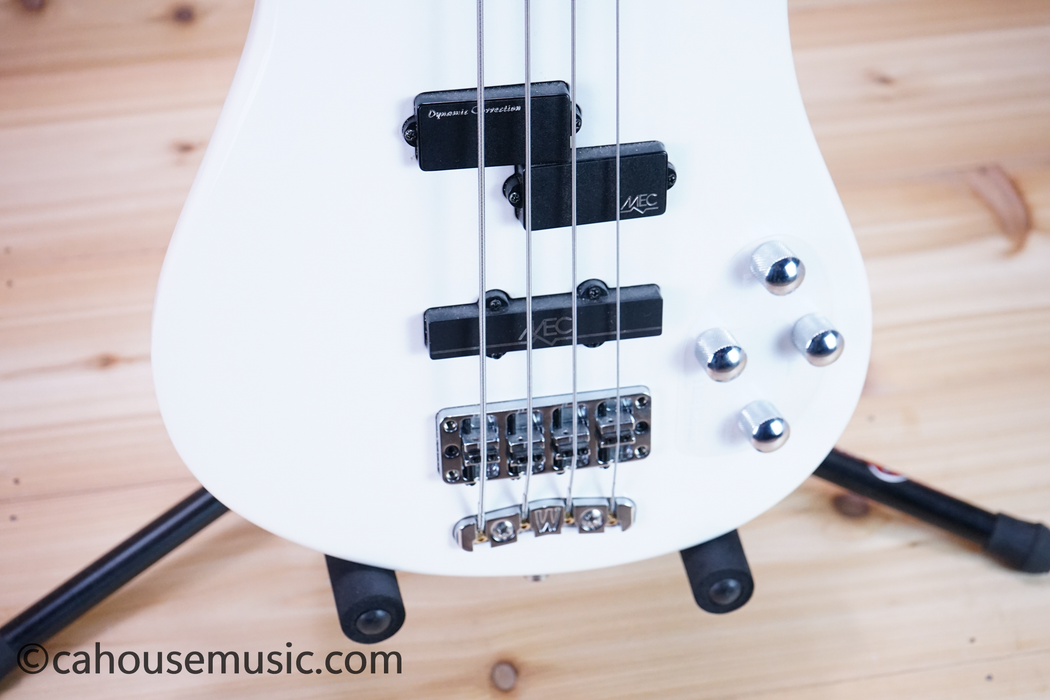 Warwick RockBass Streamer LX Bass Guitar White Used