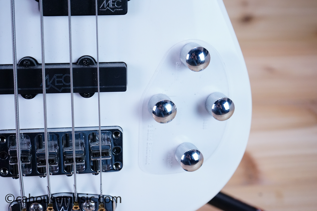 Warwick RockBass Streamer LX Bass Guitar White Used