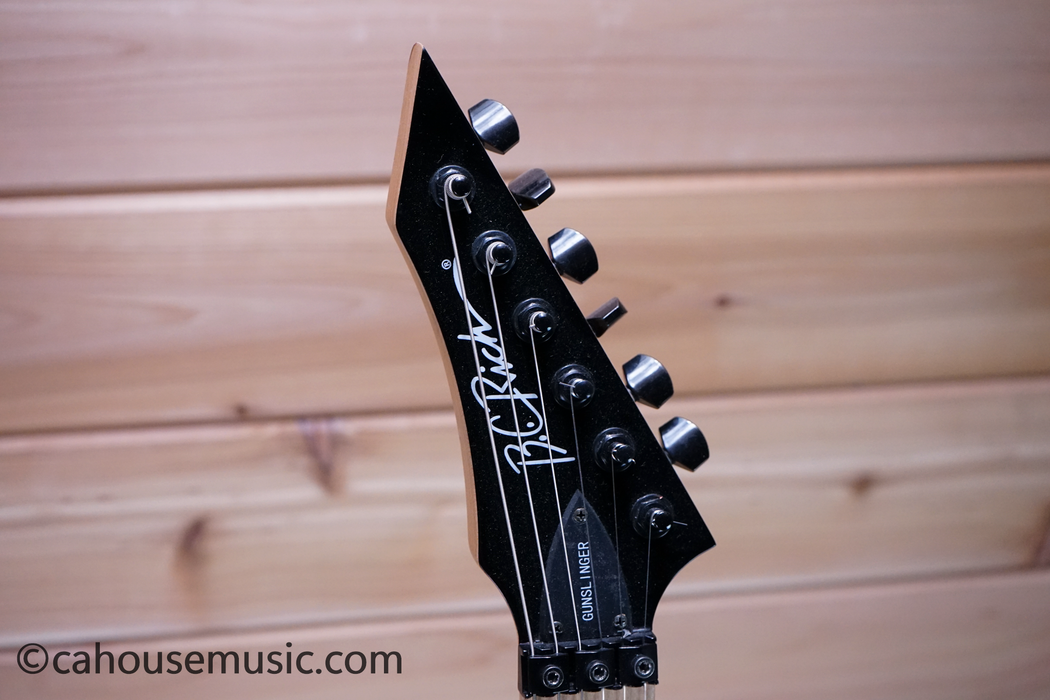 B.C. Rich Gunslinger Retro Neon Green Electric Guitar Used