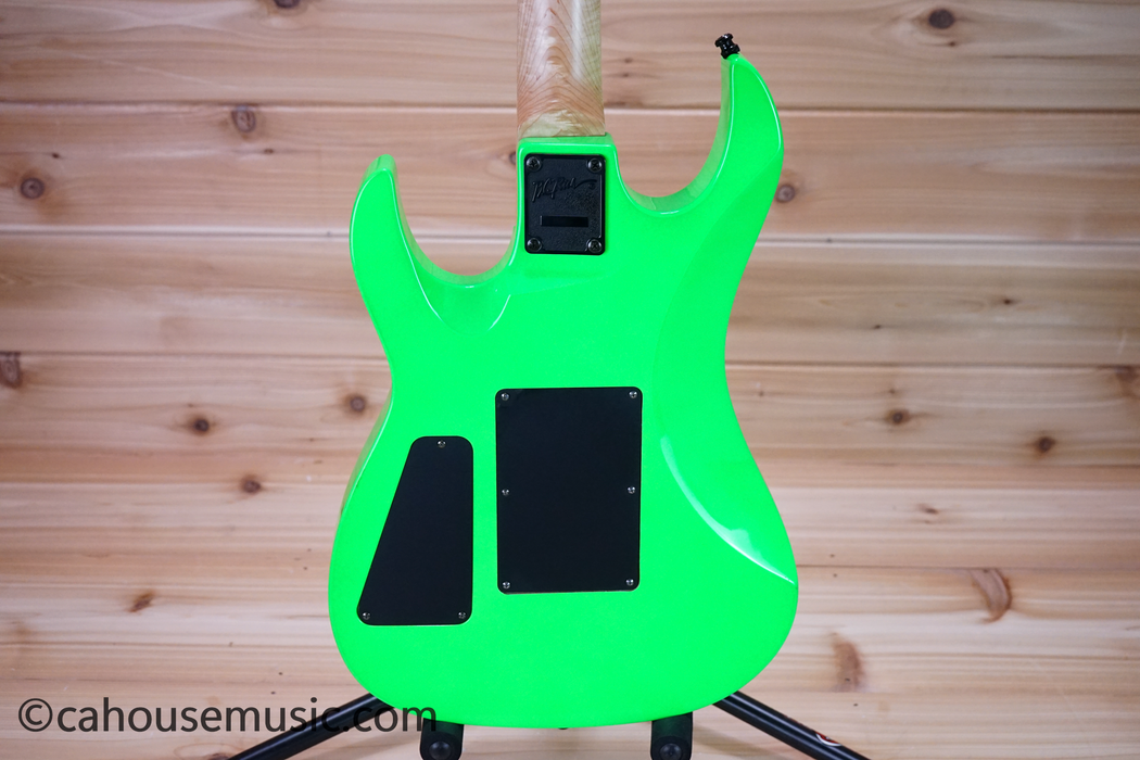 B.C. Rich Gunslinger Retro Neon Green Electric Guitar Used