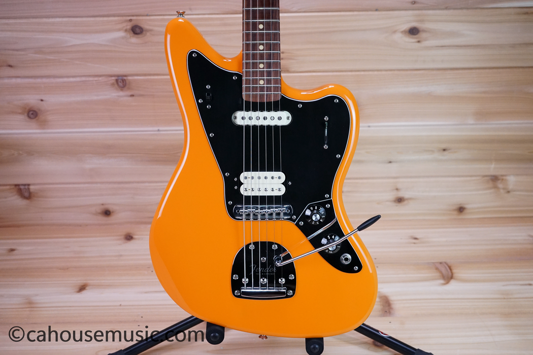 Fender Player Jaguar Pau Ferro Fingerboard Electric Guitar Capri Orange Used