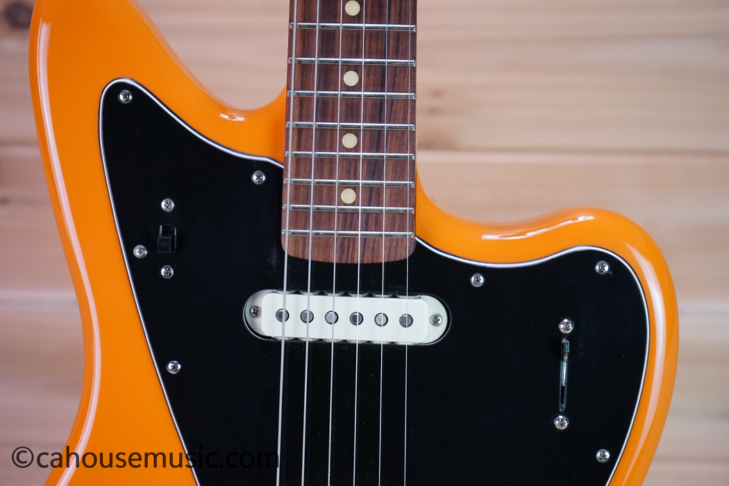 Fender Player Jaguar Pau Ferro Fingerboard Electric Guitar Capri Orange Used