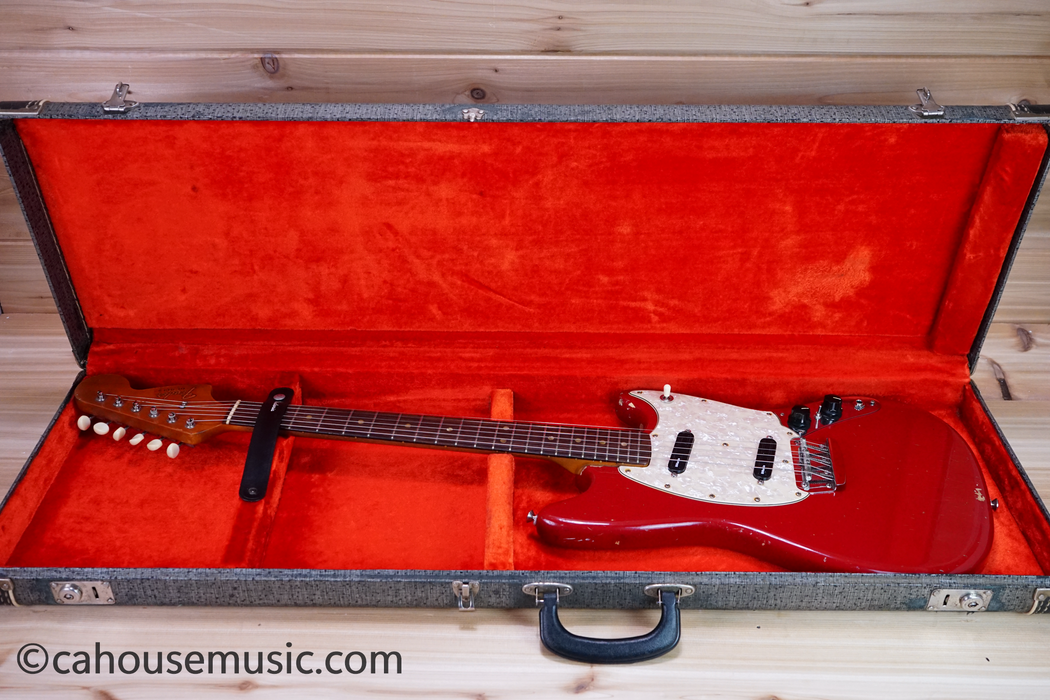 1966 Fender Duo-Sonic II Dakota Red Electric Guitar Used