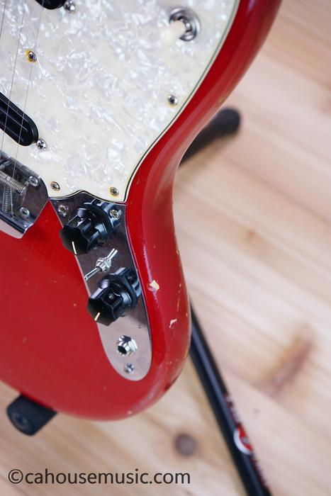 1966 Fender Duo-Sonic II Dakota Red Electric Guitar Used