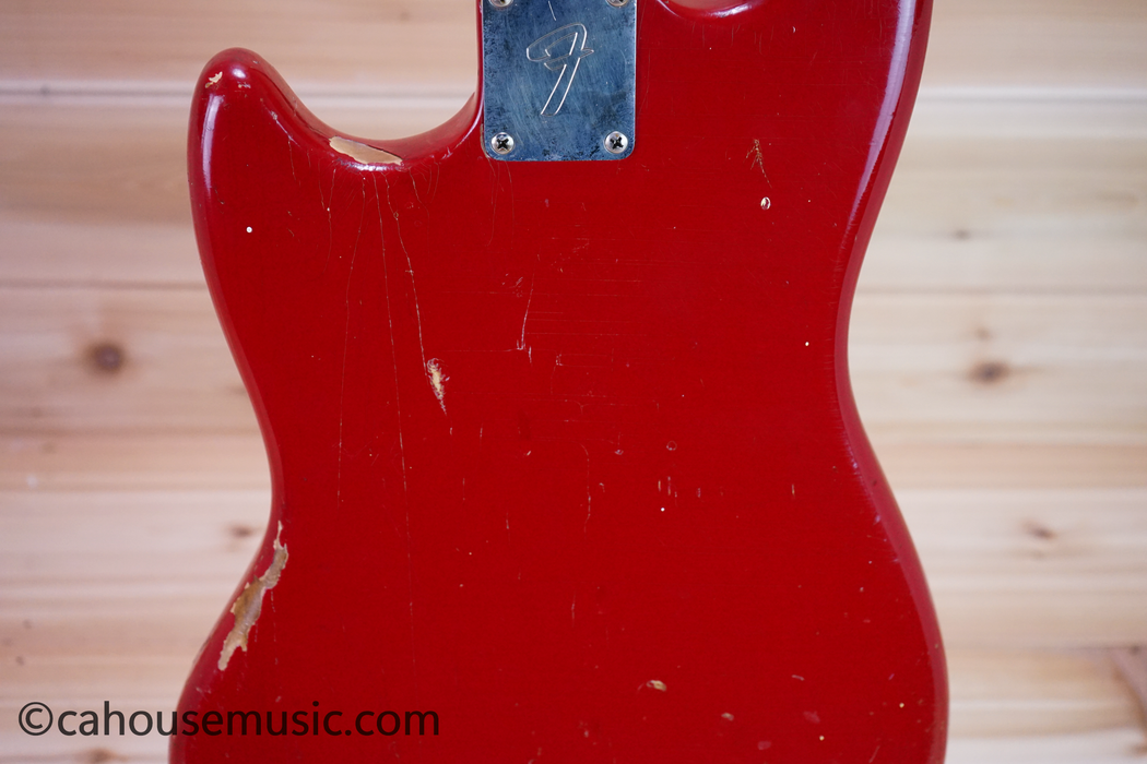 1966 Fender Duo-Sonic II Dakota Red Electric Guitar Used