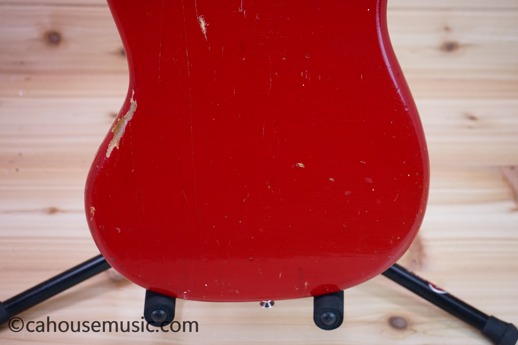 1966 Fender Duo-Sonic II Dakota Red Electric Guitar Used