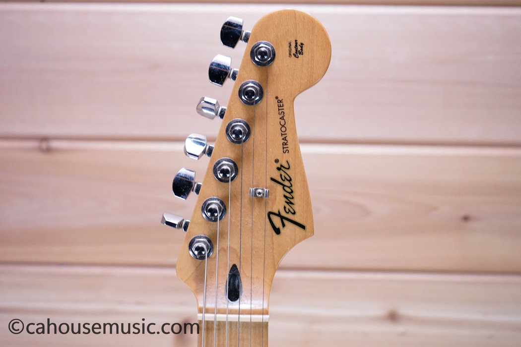 Fender Standard Stratocaster HSS Maple Fingerboard Electric Guitar Antique White Used