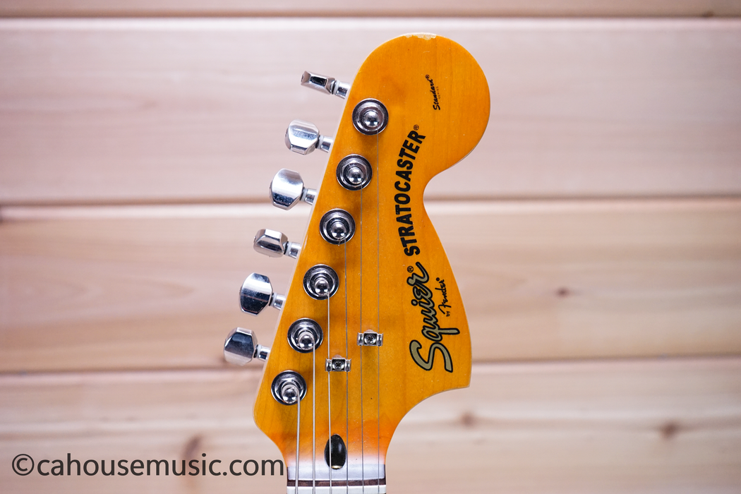 Squier Standard Stratocaster Electric Guitar Capri Orange Used