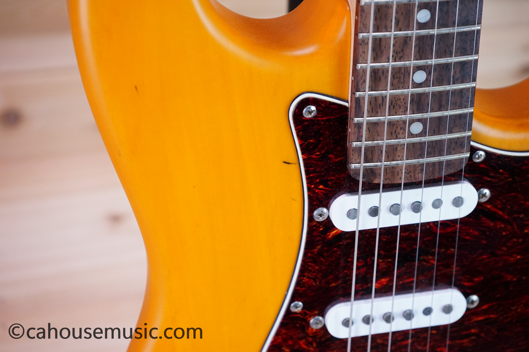 Squier Standard Stratocaster Electric Guitar Capri Orange Used