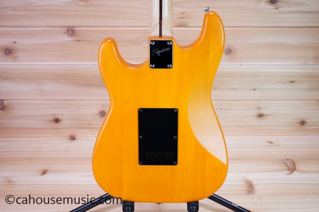 Squier Standard Stratocaster Electric Guitar Capri Orange Used