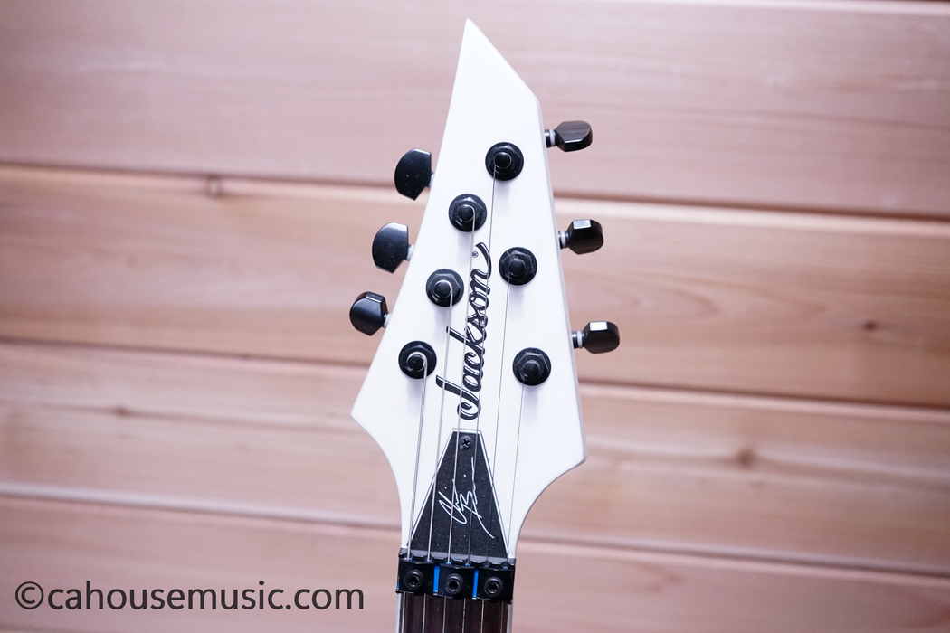 Jackson Pro Series Signature Chris Broderick Soloist 6 Electric Guitar Snow White Used