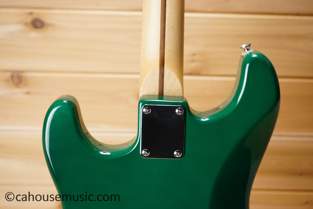 Squier Standard Double Fat Stratocaster Electric Guitar British Racing Green Used