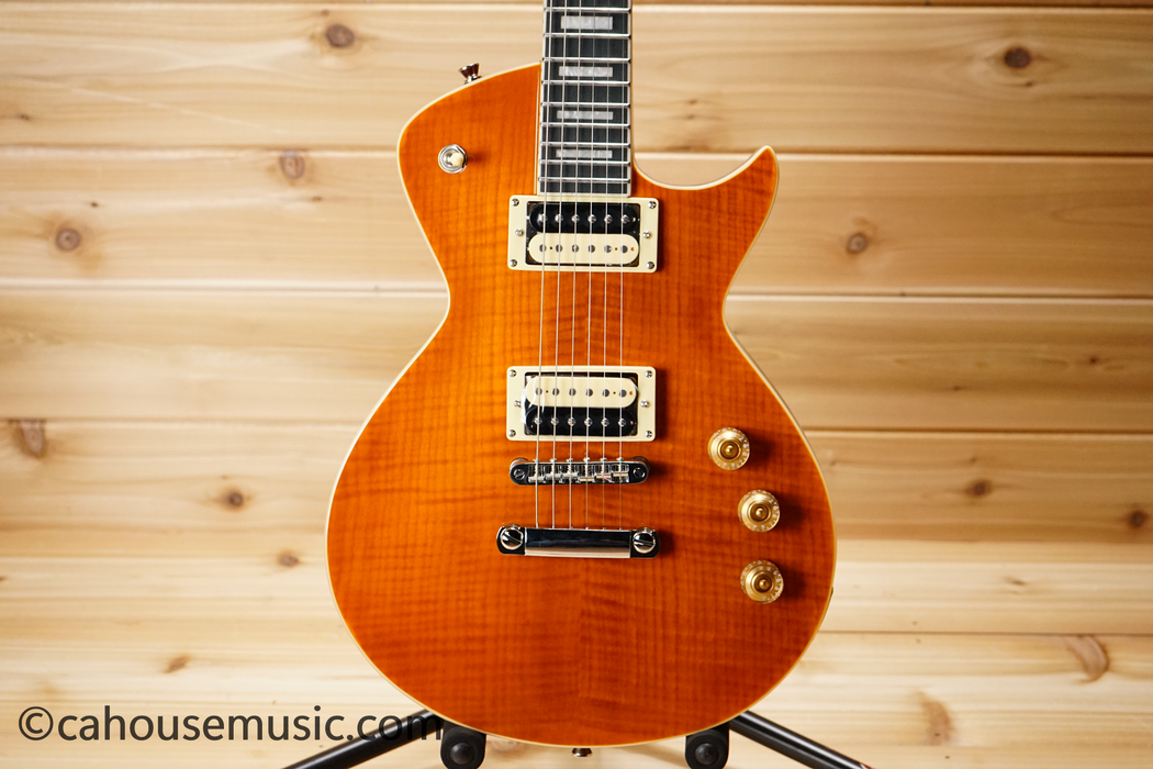 Tagima Mirach FL Transparent Amber Electric Guitar Used