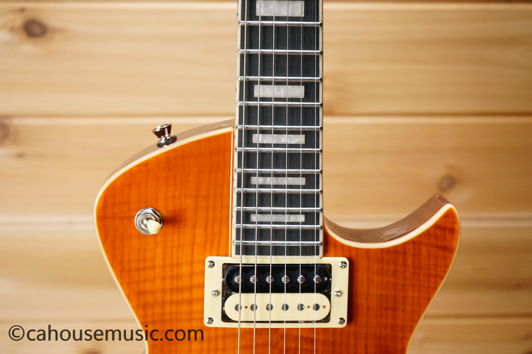 Tagima Mirach FL Transparent Amber Electric Guitar Used