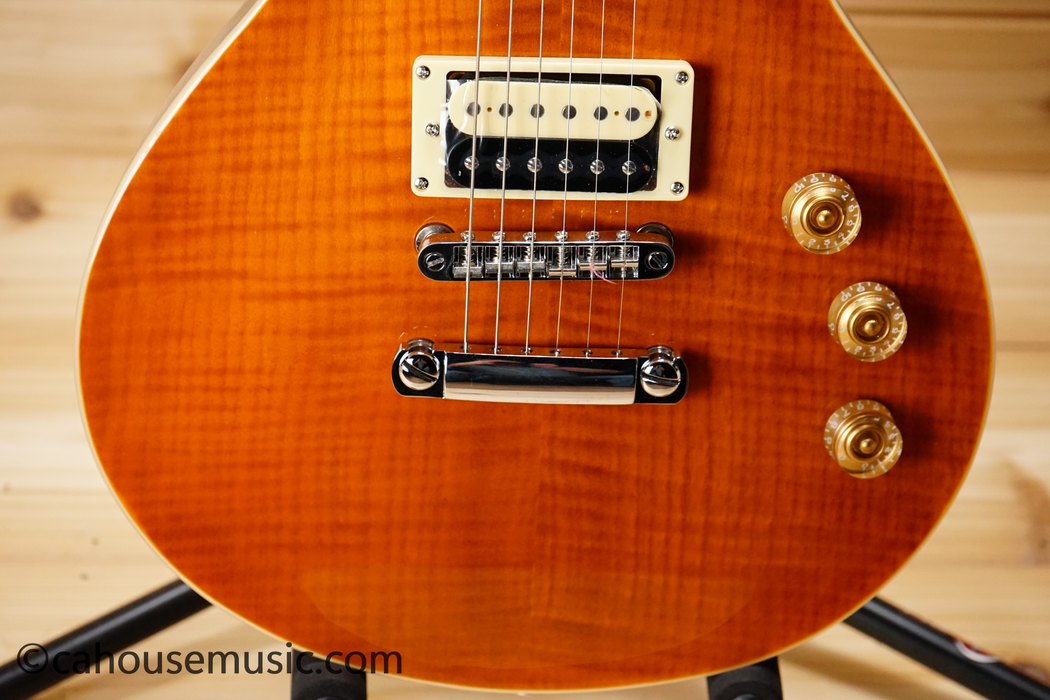 Tagima Mirach FL Transparent Amber Electric Guitar Used