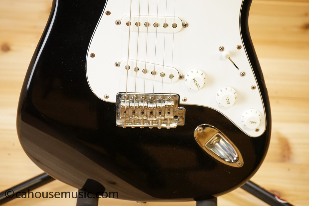 Fender Standard Stratocaster Maple Fretboard Electric Guitar Black Used