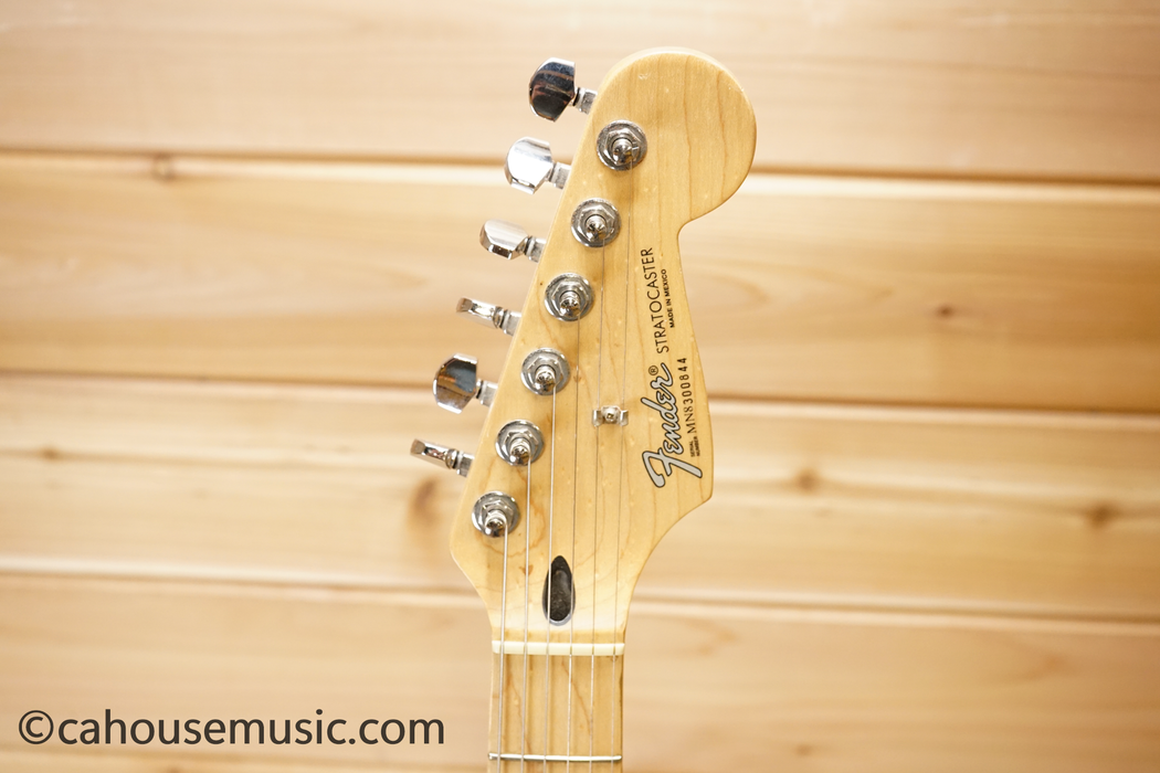 Fender Standard Stratocaster Maple Fretboard Electric Guitar Black Used