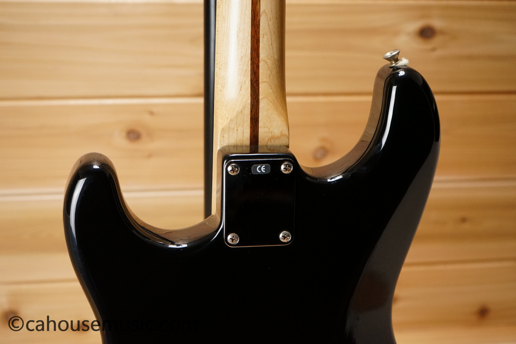 Fender Standard Stratocaster Maple Fretboard Electric Guitar Black Used