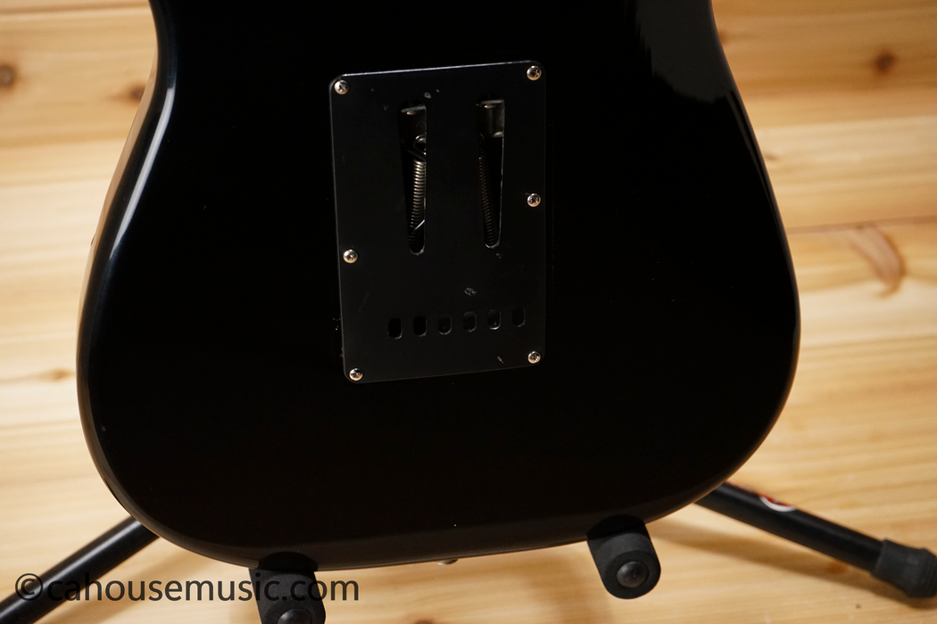 Fender Standard Stratocaster Maple Fretboard Electric Guitar Black Used