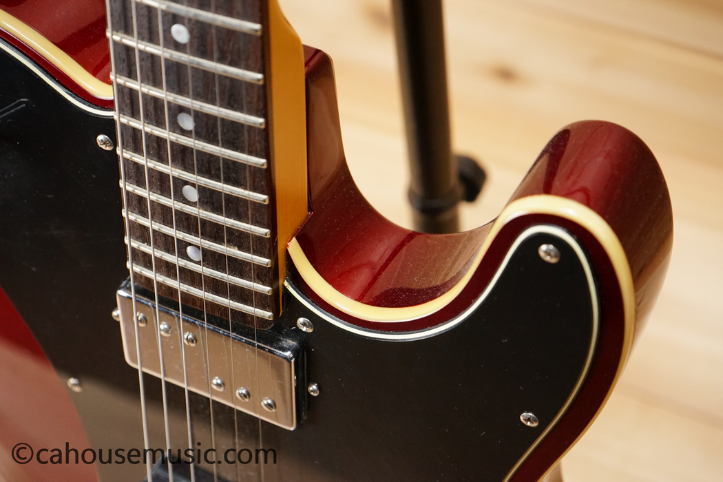 Schecter PT Fastback IIB Electric Guitar Metallic Red Used