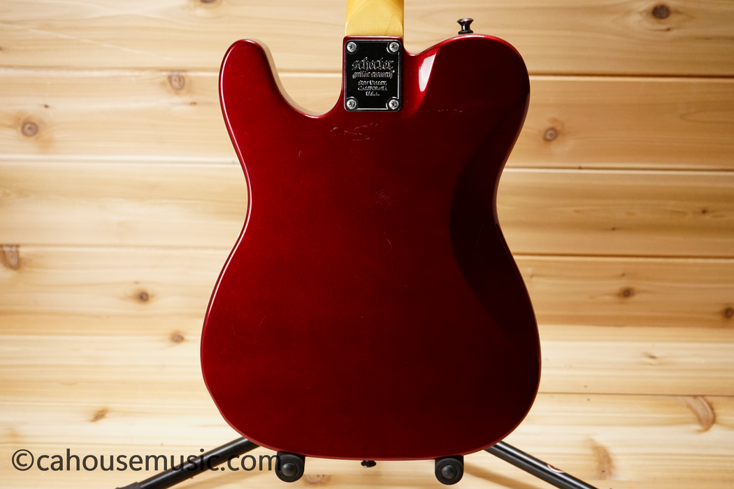Schecter PT Fastback IIB Electric Guitar Metallic Red Used