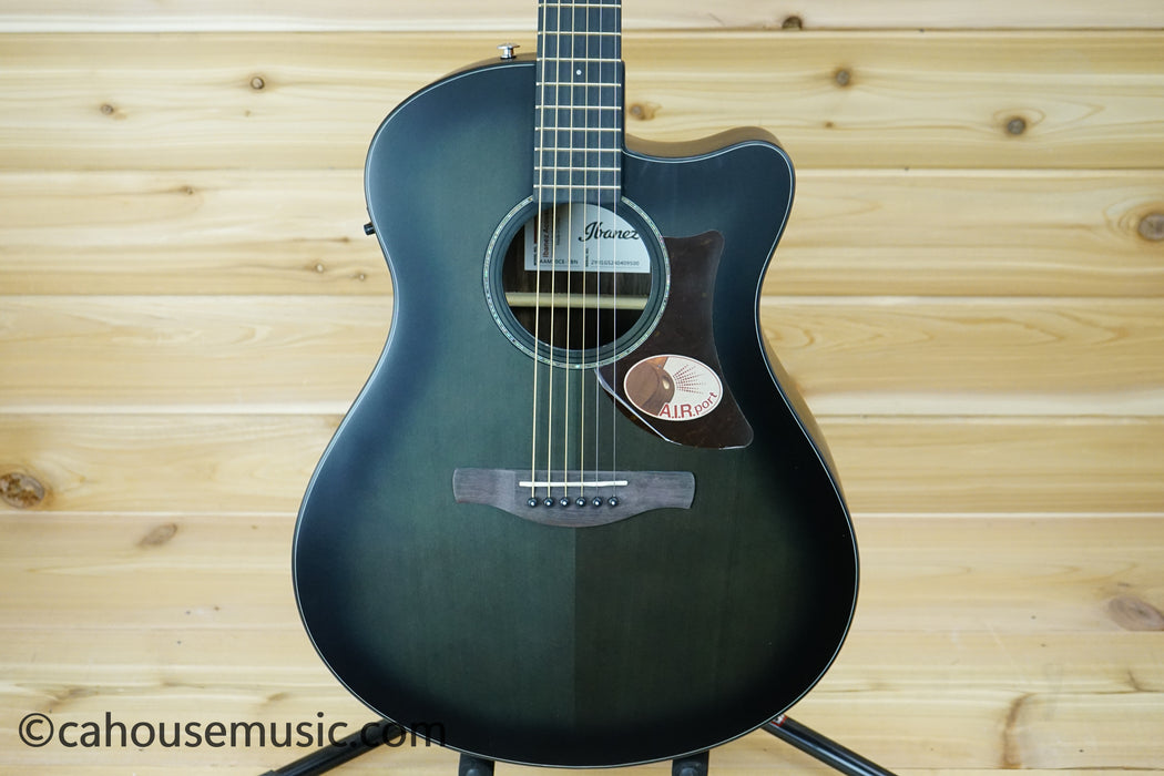 Ibanez AAM70CE Advanced Acoustic Auditorium Acoustic-Electric Guitar Transparent Charcoal Burst B-Stock