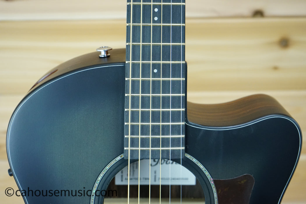 Ibanez AAM70CE Advanced Acoustic Auditorium Acoustic-Electric Guitar Transparent Charcoal Burst B-Stock