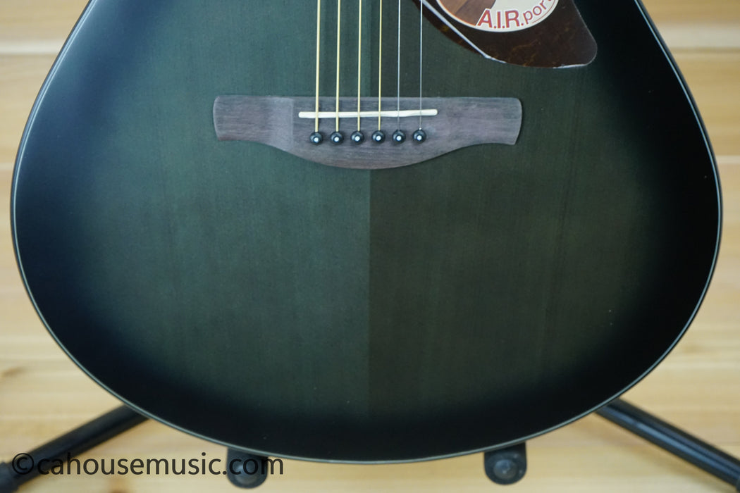 Ibanez AAM70CE Advanced Acoustic Auditorium Acoustic-Electric Guitar Transparent Charcoal Burst B-Stock