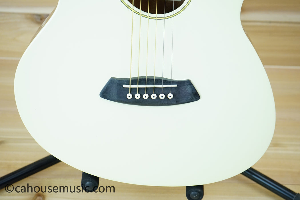 Ibanez Talman TCY10E Acoustic-Electric Guitar Ivory B-Stock