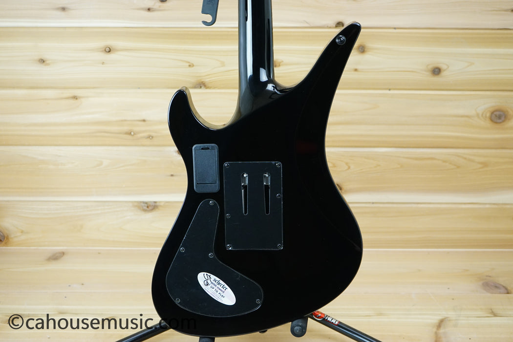 Schecter Synyster Gates Custom-S Electric Guitar Gloss Black with Silver Pinstripes B-Stock