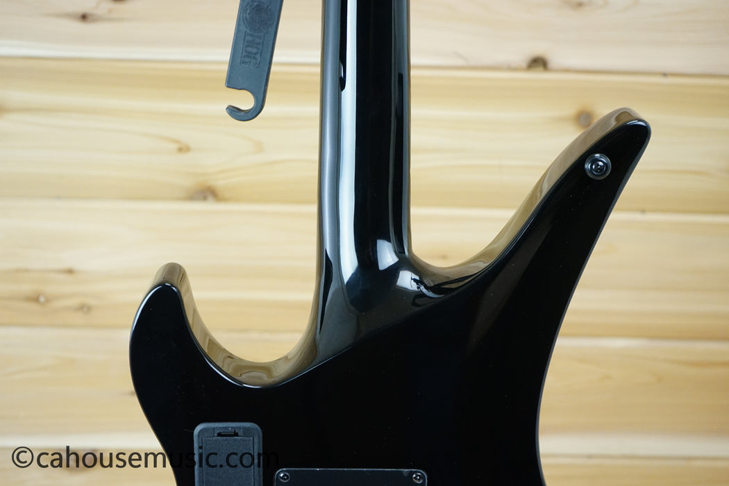 Schecter Synyster Gates Custom-S Electric Guitar Gloss Black with Silver Pinstripes B-Stock