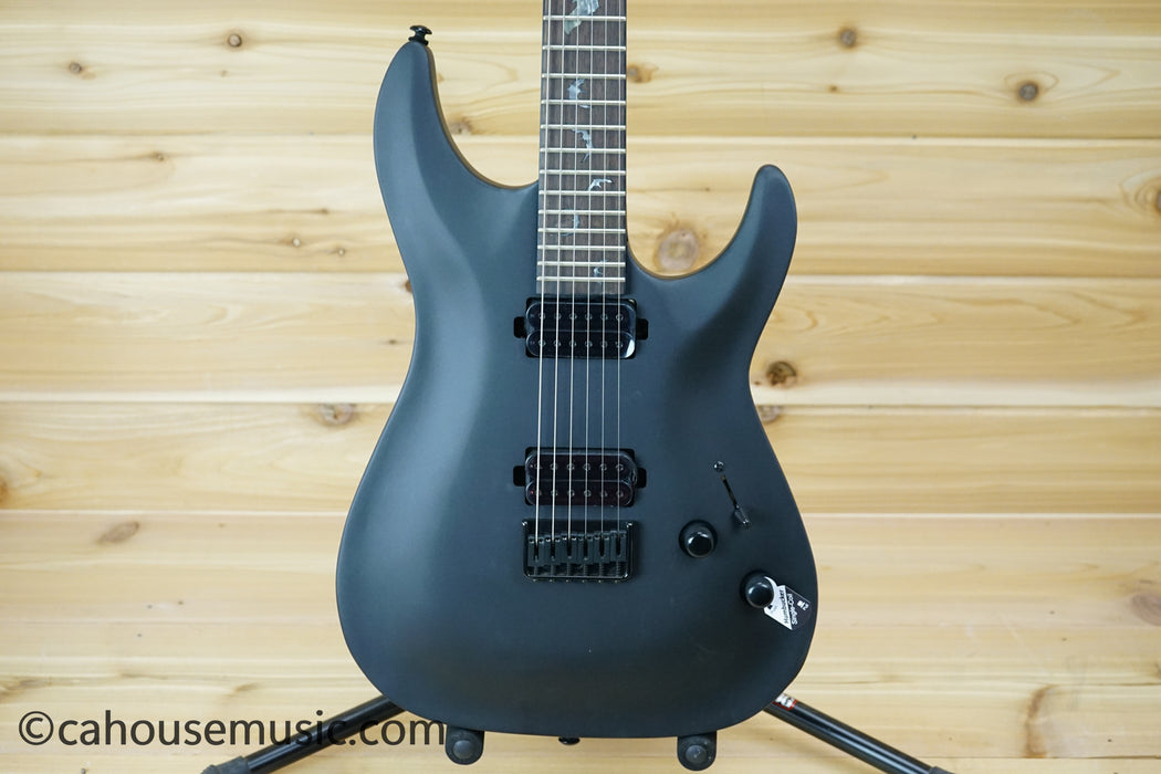 Schecter Damien-6 Solid Body Electric Guitar Satin Black B-Stock