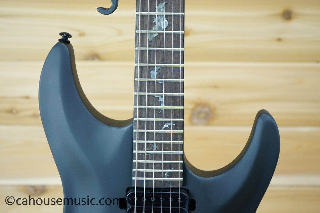 Schecter Damien-6 Solid Body Electric Guitar Satin Black B-Stock