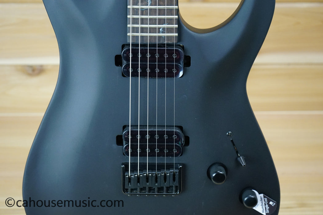 Schecter Damien-6 Solid Body Electric Guitar Satin Black B-Stock