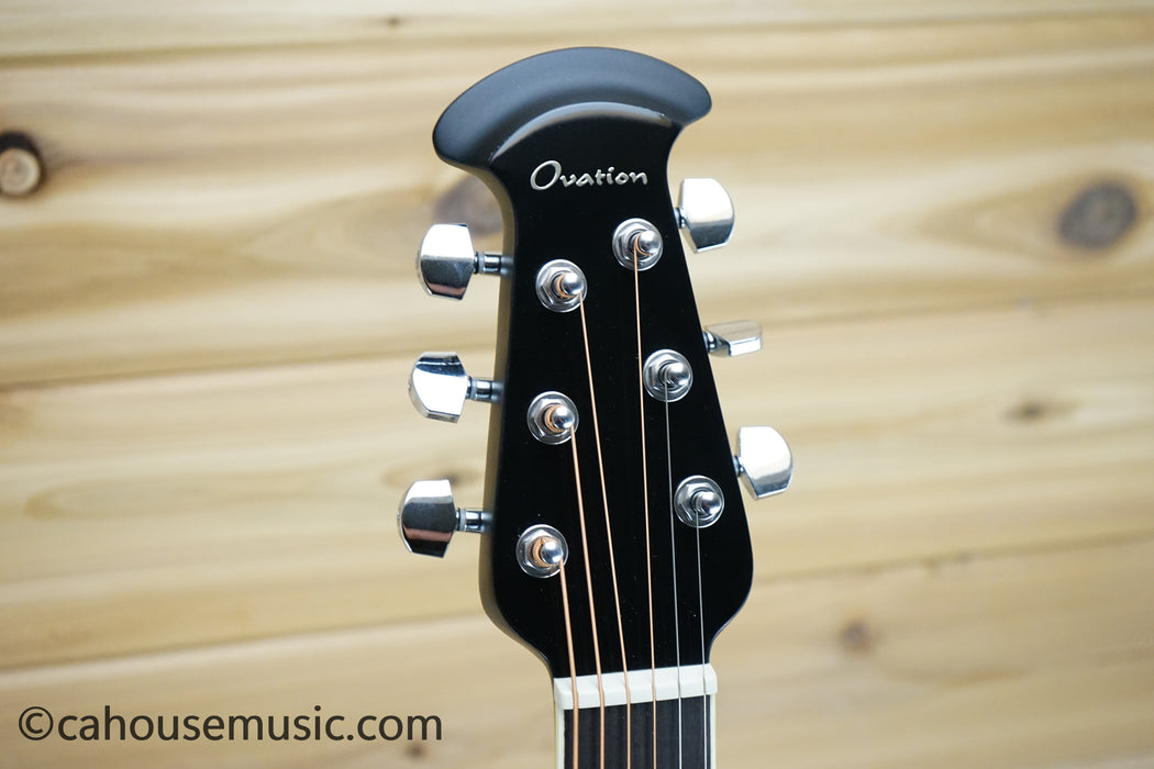 Ovation Celebrity Traditional CS24-5 Mid-Depth Acoustic-Electric Guitar Black B-Stock