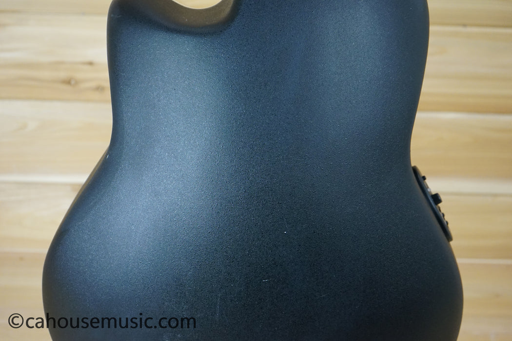 Ovation Celebrity Traditional CS24-5 Mid-Depth Acoustic-Electric Guitar Black B-Stock