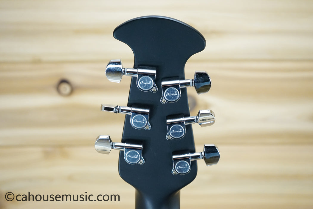 Ovation Celebrity Traditional CS24-5 Mid-Depth Acoustic-Electric Guitar Black B-Stock