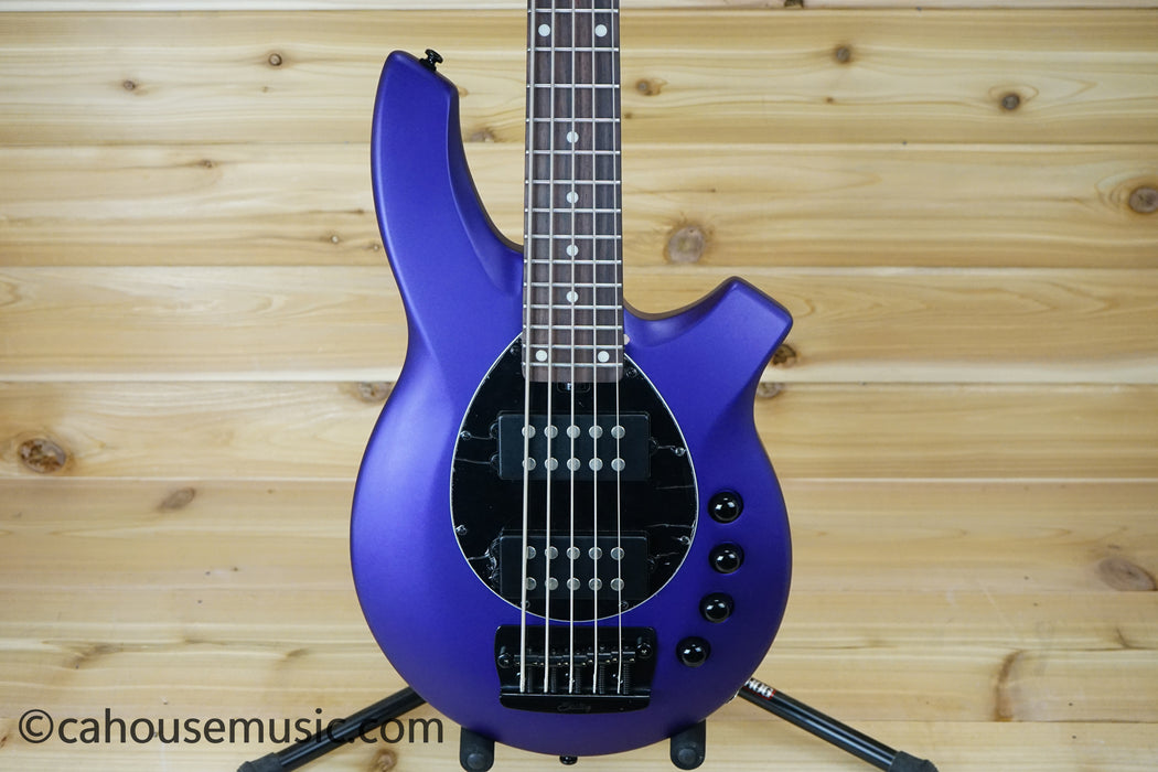 Sterling by Music Man Bongo 5 5-String Bass Guitar Firemist Purple Satin B-Stock