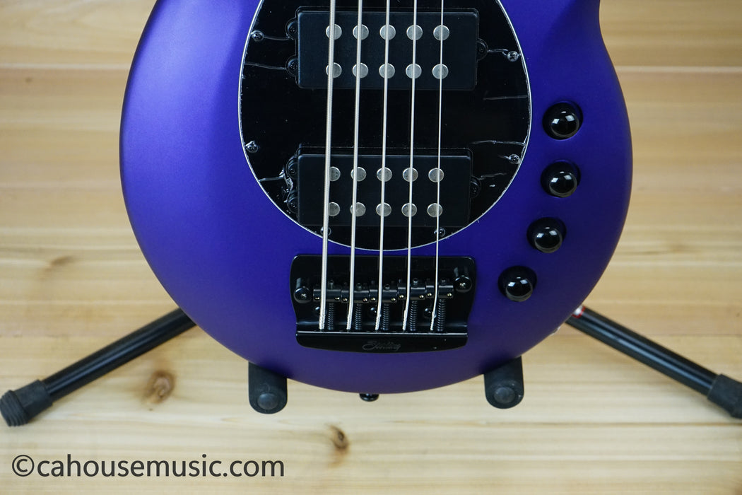 Sterling by Music Man Bongo 5 5-String Bass Guitar Firemist Purple Satin B-Stock