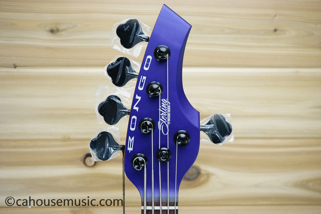 Sterling by Music Man Bongo 5 5-String Bass Guitar Firemist Purple Satin B-Stock