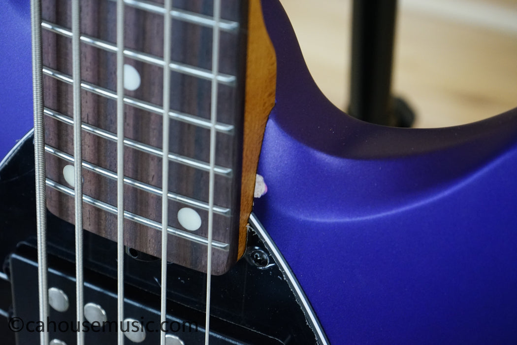 Sterling by Music Man Bongo 5 5-String Bass Guitar Firemist Purple Satin B-Stock