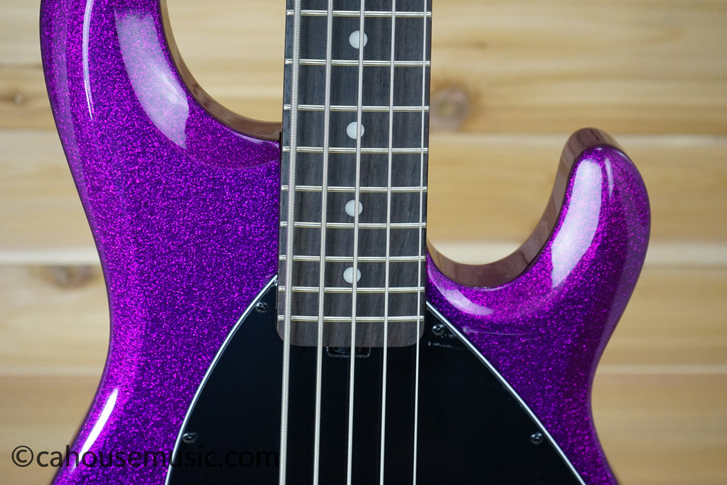 Sterling by Music Man StingRay5 5-String Bass Guitar Purple Sparkle B-Stock