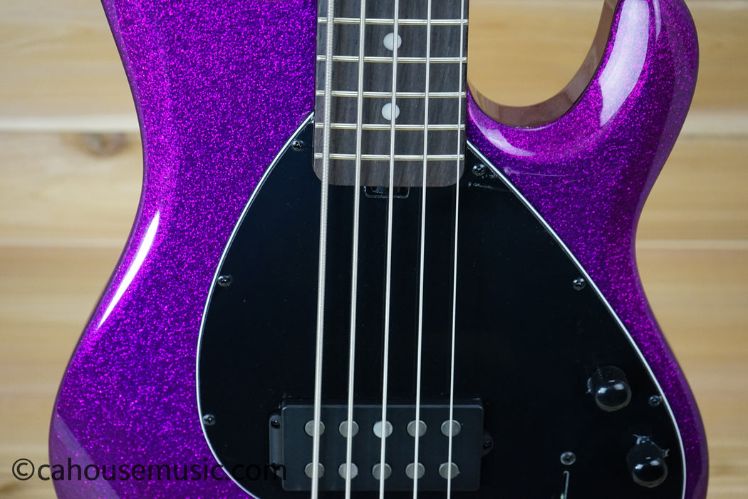 Sterling by Music Man StingRay5 5-String Bass Guitar Purple Sparkle B-Stock