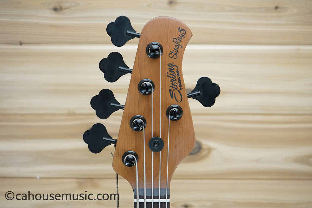 Sterling by Music Man StingRay5 5-String Bass Guitar Purple Sparkle B-Stock