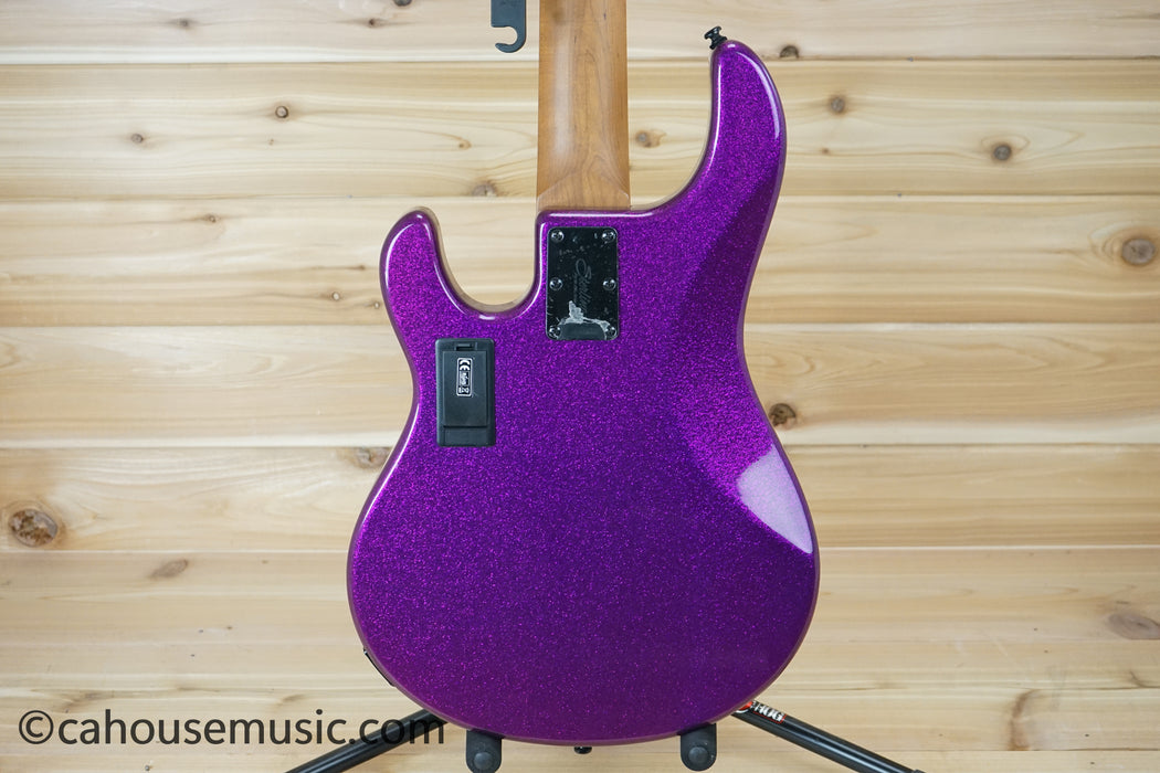 Sterling by Music Man StingRay5 5-String Bass Guitar Purple Sparkle B-Stock