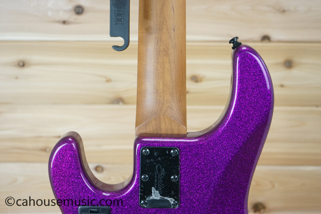 Sterling by Music Man StingRay5 5-String Bass Guitar Purple Sparkle B-Stock