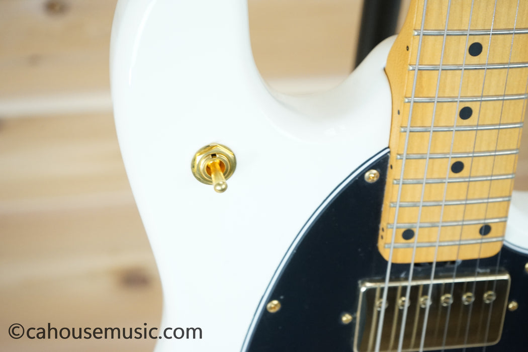 Sterling by Music Man Jared Dines Artist Series StingRay Electric Guitar Olympic White B-Stock