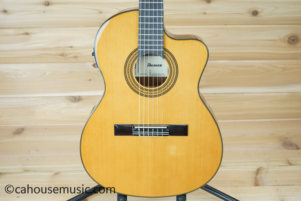 Ibanez GA5TCE Thinline Classical-Electric Guitar Amber High Gloss B-Stock