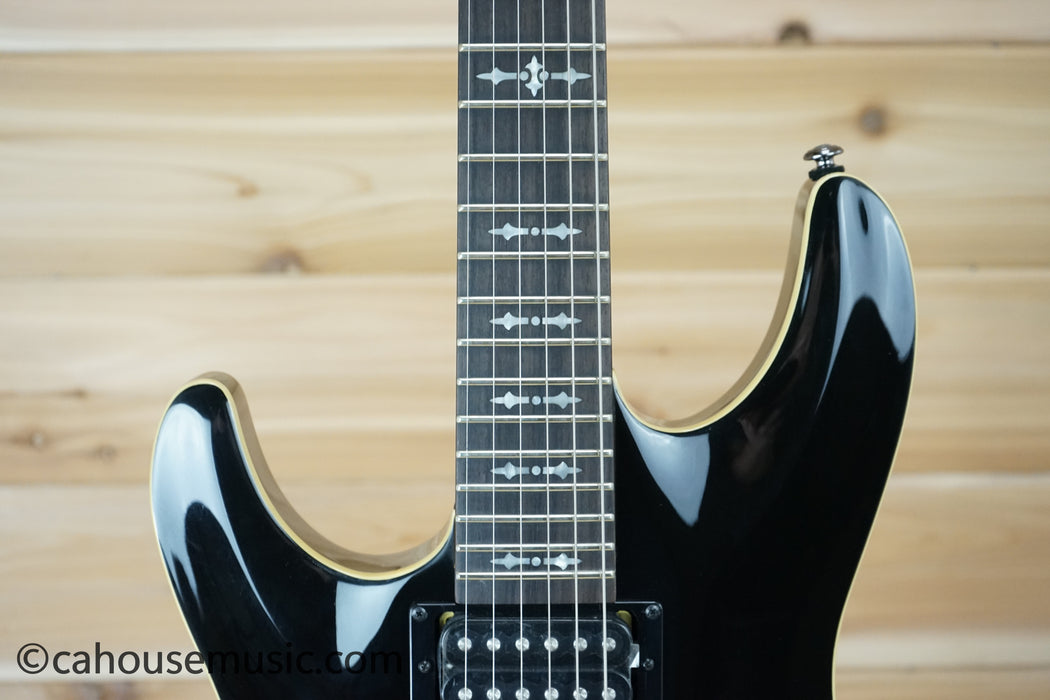 Schecter Omen-6 LH Solid Body Electric Guitar Gloss Black B-Stock